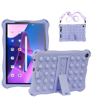 Силіконовый чохол Galeo Pop It для Lenovo Tab M10 3rd Gen (2022) 10.1" TB-328FU, TB-328XU Lilac