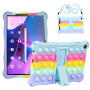 Силіконовый чохол Galeo Pop It для Lenovo Tab M10 3rd Gen (2022) 10.1" TB-328FU, TB-328XU Rainbow LB