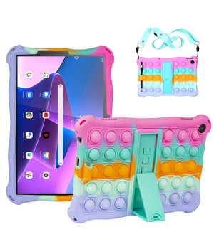 Силіконовый чохол Galeo Pop It для Lenovo Tab M10 3rd Gen (2022) 10.1" TB-328FU, TB-328XU Rainbow PK