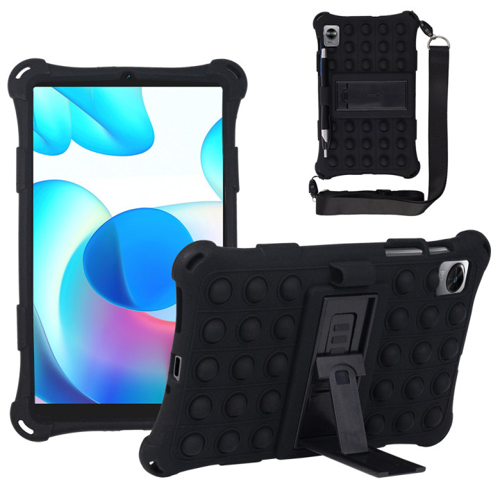 Силіконовий чохол Galeo Pop It для realme Pad mini 8.7 (2022) Black