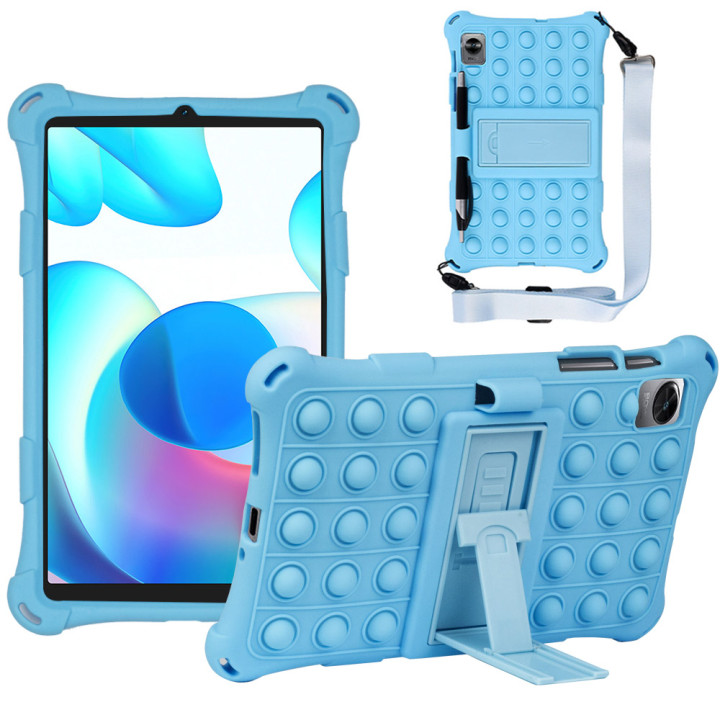 Силіконовий чохол Galeo Pop It для realme Pad mini 8.7 (2022) Blue