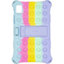 Силіконовий чохол Galeo Pop It для realme Pad mini 8.7 (2022) Rainbow Light Blue