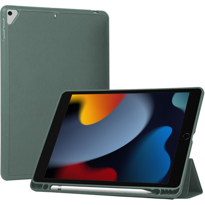 Чехол Galeo Flex with Pencil Holder для Apple iPad 9/8/7 10.2 (2021/2020/2019), Pro 10.5 Dark Green