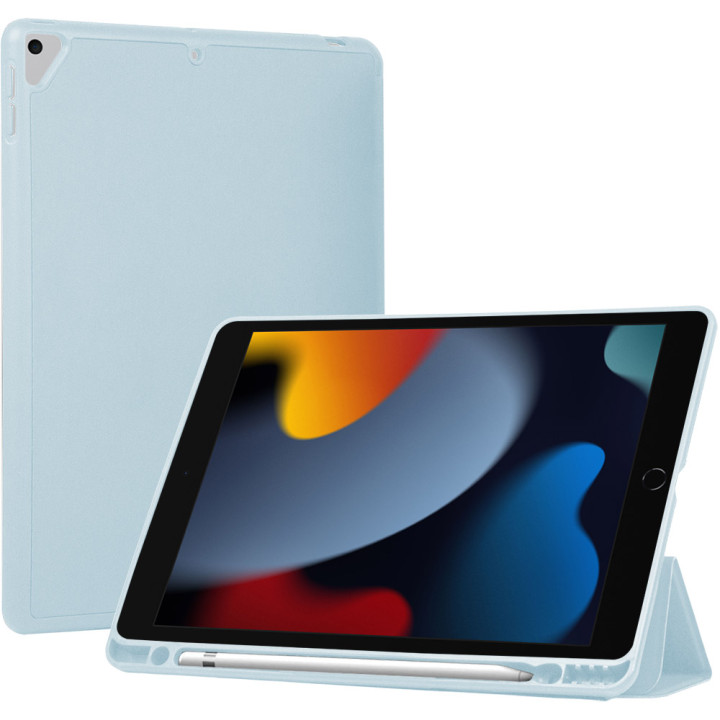 Чехол Galeo Flex with Pencil Holder для Apple iPad 9/8/7 10.2 (2021/2020/2019), Pro 10.5 Light Blue
