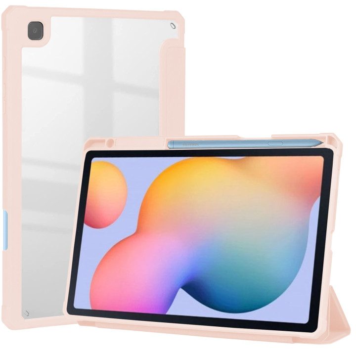 Чехол Galeo Hybrid Case with S-Pen Holder для Samsung Galaxy Tab S6 Lite 10.4 (2020/2022) Pink