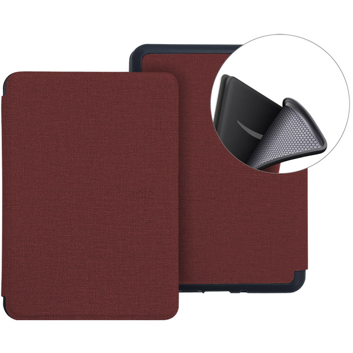 Чохол Galeo TPU Folio для Amazon Kindle 11th Gen (2022) 6" Textile Wine Red