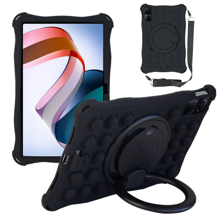 Силіконовий чохол Galeo Pop It with Handle для Xiaomi Redmi Pad 10.61" Black