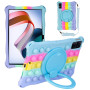 Силіконовий чохол Galeo Pop It with Handle для Xiaomi Redmi Pad 10.61" Rainbow Light Blue