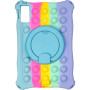 Силіконовий чохол Galeo Pop It with Handle для Xiaomi Redmi Pad 10.61" Rainbow Light Blue