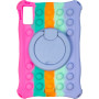 Силіконовий чохол Galeo Pop It with Handle для Xiaomi Redmi Pad 10.61" Rainbow Pink