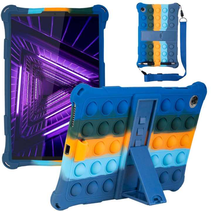 Силіконовый чохол Galeo Pop It для Lenovo Tab M10 FHD Plus 10.3" TB-X606F, TB-X606X Rainbow DB