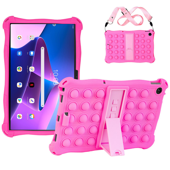 Силіконовый чохол Galeo Pop It для Lenovo Tab M10 Plus 3rd Gen 10.6" TB-125F, TB-128F Pink