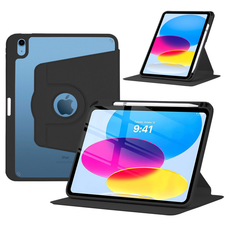 Чохол Galeo Hybrid Rotating Stand для Apple iPad 11 (2025) / iPad 10 (2022) 10.9" Black