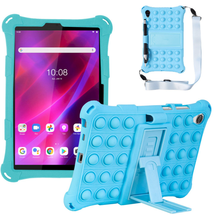 Силіконовый чохол Galeo Pop It для Lenovo Tab M8 1-3 Gen (TB-8505, 8705, 8506) Blue