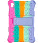 Силіконовый чохол Galeo Pop It для Lenovo Tab M8 1-3 Gen (TB-8505, 8705, 8506) Rainbow Pink