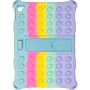 Силіконовый чохол Galeo Pop It для Apple iPad 9/8/7 10.2" (2021/2020/2019) Rainbow Light Blue
