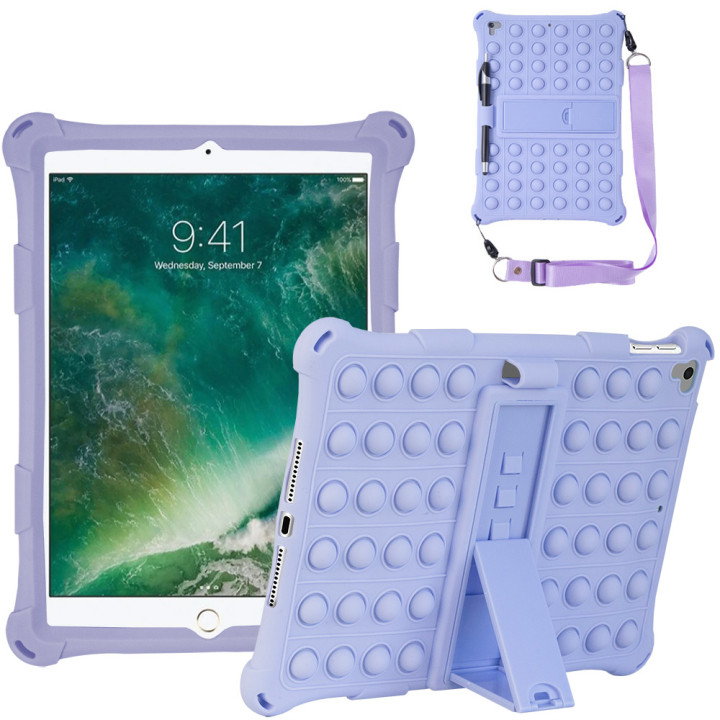 Силіконовый чохол Galeo Pop It для Apple iPad 9.7 2017/2018, Air 1/2, Pro 9.7 Lilac