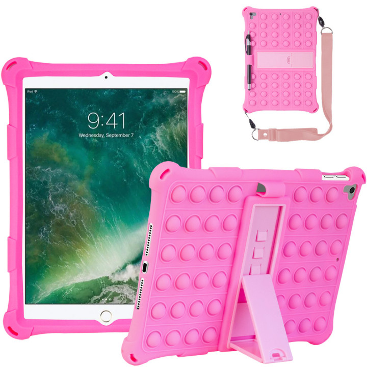 Силиконовый чехол Galeo Pop It для Apple iPad 9.7 2017/2018, Air 1/2, Pro 9.7 Pink