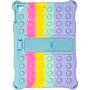 Силіконовый чохол Galeo Pop It для Apple iPad 9.7 2017/2018, Air 1/2, Pro 9.7 Rainbow Light Blue