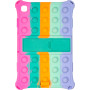 Силіконовыий чохол Galeo Pop It для Samsung Galaxy Tab A7 10.4 SM-T500, SM-T505 Rainbow Pink