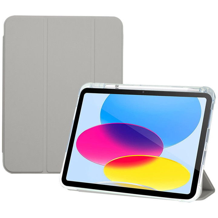 Чехол Galeo TPU Trifold with Pencil Holder для Apple iPad 10 10.9"(2022) Grey
