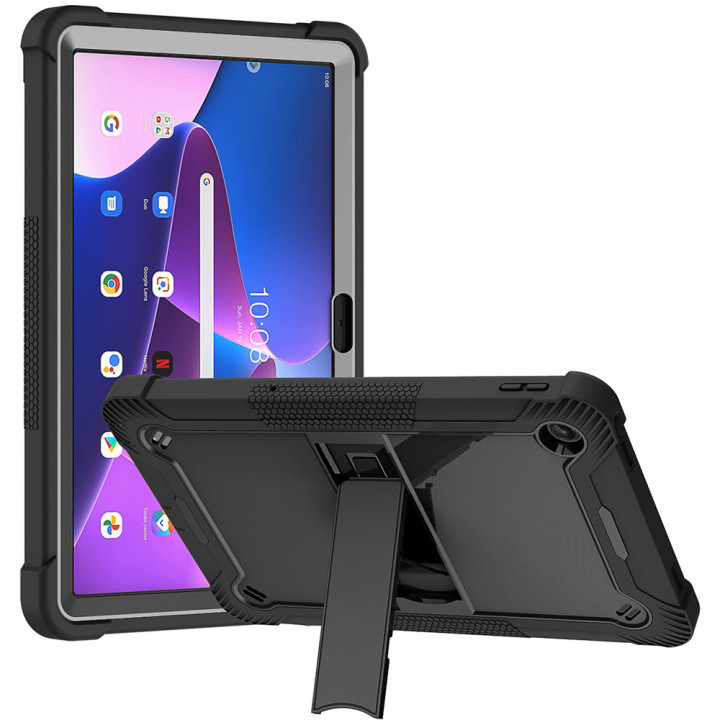 Противоударный чехол Galeo Defender для Lenovo Tab M10 Plus 3rd Gen 10.6" TB-125F, TB-128F Black
