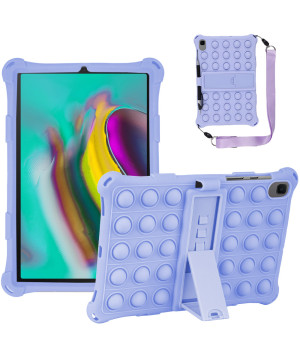 Силіконовыий чохол Galeo Pop It для Samsung Galaxy Tab S5e 10.5 (SM-T720, SM-T725) Lilac