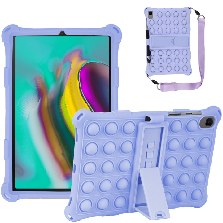 Силиконовый чехол Galeo Pop It для Samsung Galaxy Tab S5e 10.5 (SM-T720, SM-T725) Lilac
