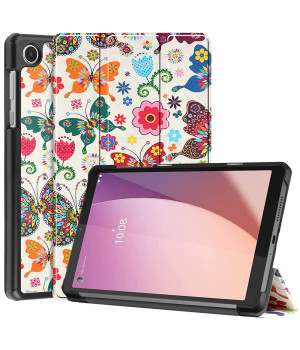 Чохол Galeo Slimline Portfolio для Lenovo Tab M8 (4th Gen) TB-300FU, TB-300XU Butterflies