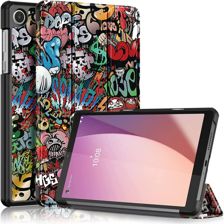 Чохол Galeo Slimline Portfolio для Lenovo Tab M8 (4th Gen) TB-300FU, TB-300XU Graffiti
