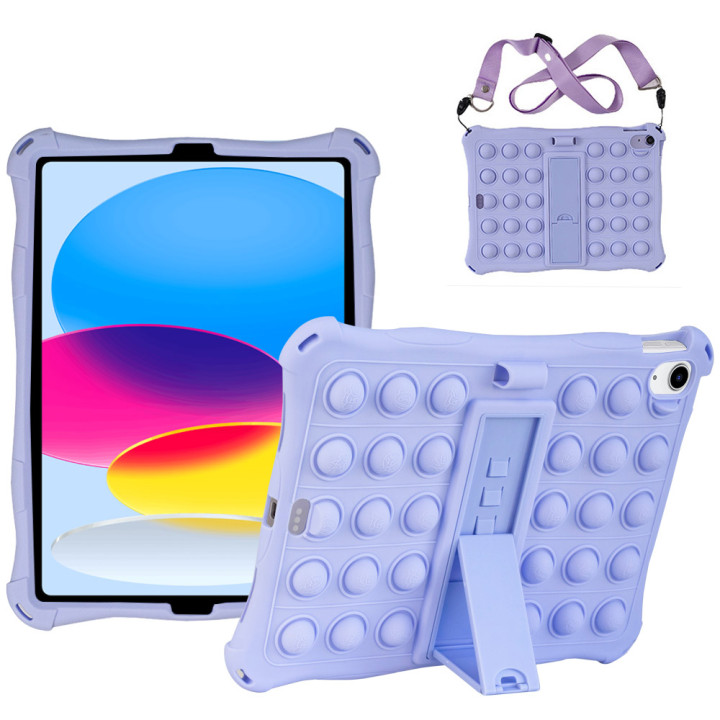 Силіконовый чохол Galeo Pop It для Apple iPad 11 (2025) / iPad 10 10.9" (2022) Lilac