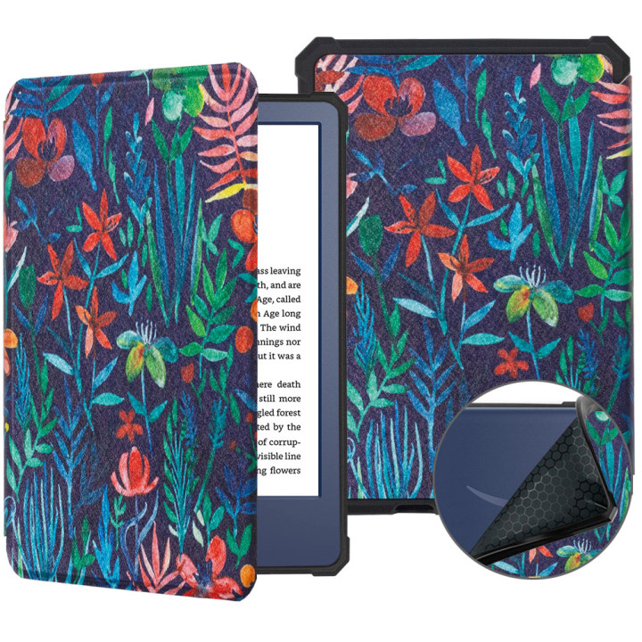 Чехол Galeo TPU Print для Amazon Kindle 11th Gen (2022/2024) 6" Flowers