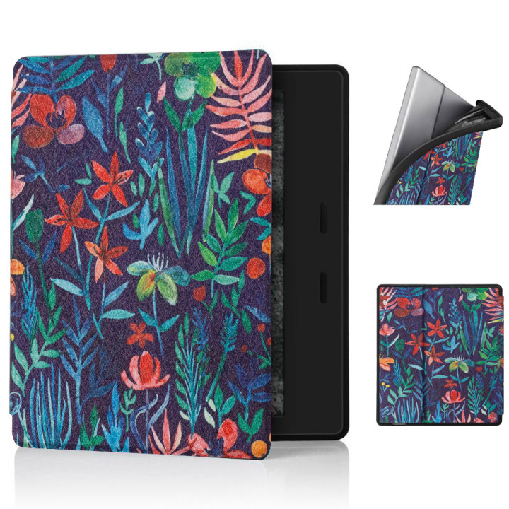 Чохол Galeo TPU Print для Amazon Kindle Oasis 2017 / 2019 Flowers