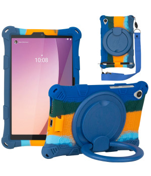Силіконовый чохол Galeo Ring Handle для Lenovo Tab M8 4th Gen TB-300FU, TB-300XU Rainbow DB