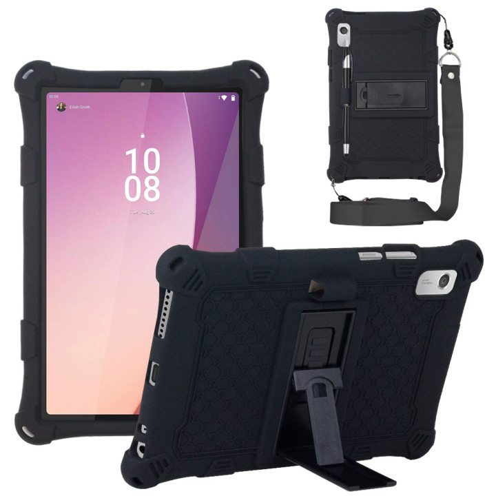 Силіконовый чохол Galeo Stand для Lenovo Tab M9 TB-310FU, TB-310XU Black