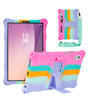 Силіконовый чохол Galeo Stand для Lenovo Tab M9 TB-310FU, TB-310XU Rainbow Pink