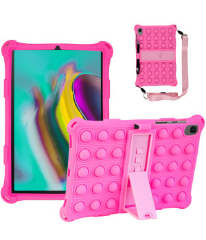 Силиконовый чехол Galeo Pop It для Samsung Galaxy Tab S5e 10.5 (SM-T720, SM-T725) Pink