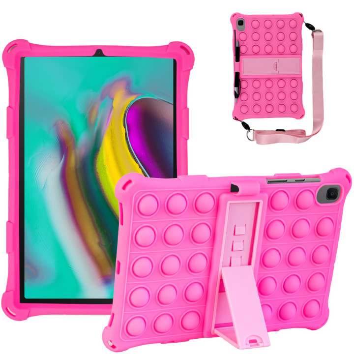 Силіконовыий чохол Galeo Pop It для Samsung Galaxy Tab S5e 10.5 (SM-T720, SM-T725) Pink