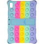 Силиконовый чехол Galeo Pop It для Samsung Galaxy Tab S5e 10.5 (SM-T720, SM-T725) Rainbow Light Blue