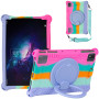 Силіконовий чохол Galeo Ring Handle для TCL 10 TABMAX 10.4" Rainbow Pink