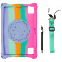 Силіконовий чохол Galeo Ring Handle для TCL 10 TABMAX 10.4" Rainbow Pink