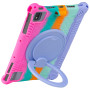 Силіконовий чохол Galeo Ring Handle для TCL 10 TABMAX 10.4" Rainbow Pink
