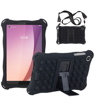 Силіконовый чохол Galeo Pop It для Lenovo Tab M8 4th Gen TB-300FU, TB-300XU Black
