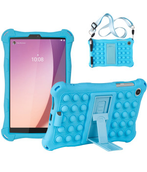 Силіконовый чохол Galeo Pop It для Lenovo Tab M8 4th Gen TB-300FU, TB-300XU Blue