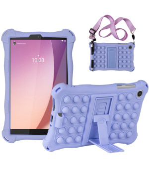 Силіконовый чохол Galeo Pop It для Lenovo Tab M8 4th Gen TB-300FU, TB-300XU Lilac