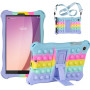 Силіконовый чохол Galeo Pop It для Lenovo Tab M8 4th Gen TB-300FU, TB-300XU Rainbow LB
