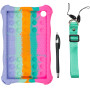 Силіконовый чохол Galeo Pop It для Lenovo Tab M8 4th Gen TB-300FU, TB-300XU Rainbow Pink