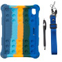 Силіконовый чохол Galeo Pop It для Apple iPad mini 6 Rainbow Dark Blue