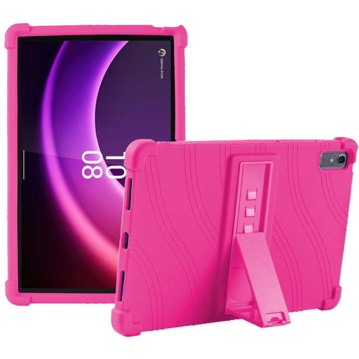 Силіконовий чохол з підставкою для Lenovo Tab P11 2nd Gen 11.5" TB-350FU, TB-350XU Hotpink