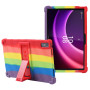 Силиконовый чехол с подставкой для Lenovo Tab P11 2nd Gen 11.5" TB-350FU, TB-350XU Rainbow